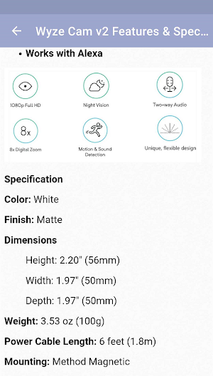 Wyze Cam V2 Guide for Android Screenshot 3