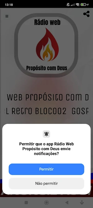 Rádio Web Propósito com Deus Screenshot 2
