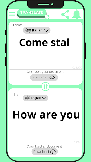 English - Italian translator Screenshot 1