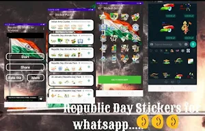 Republic Day Stickers for Whatsapp- (26th January) Screenshot 0