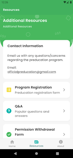 Preducation Screenshot 1