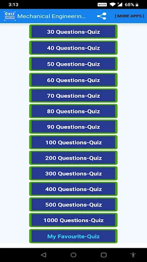 Basics of Mechanical Engineering Quiz Screenshot 1