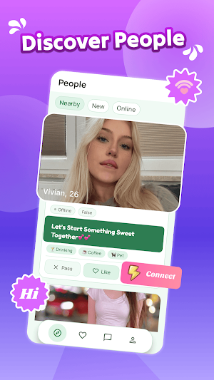 Chat, Date & Connect: Amoura Screenshot 1
