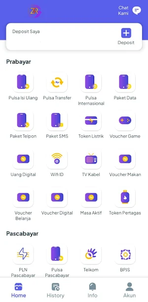 ZR - Agen Pulsa Murah Screenshot 0