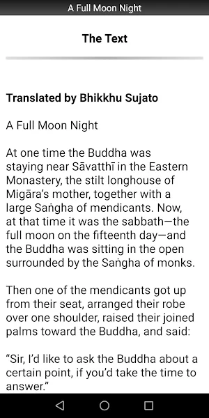A Full Moon Night - Buddhism Screenshot 1