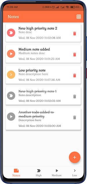 Note Keeper Screenshot 2