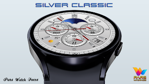 Silver Classic Watch Face Screenshot 2