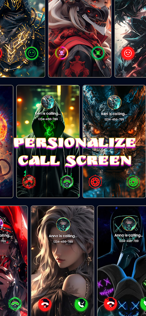 Color Phone Call Screen Themes Screenshot 0
