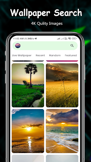 Sunrise Live Wallpapers Screenshot 2