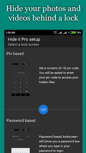 Hide Photos, Video and App Lock - Hide it Pro Screenshot 0