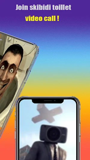 Skibidi Toilet Video Call chat Screenshot 1