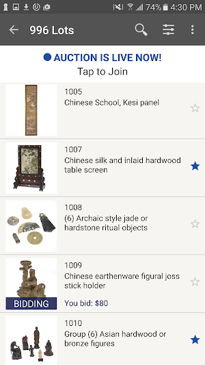 Millea Bros. Auctions Screenshot 1