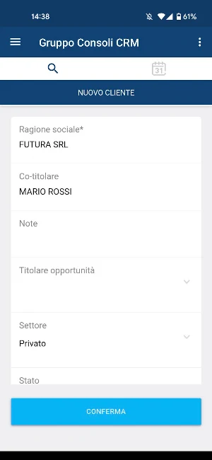 Gruppo Consoli CRM Screenshot 2