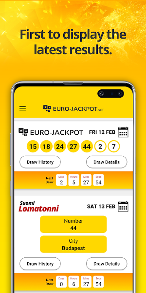 Eurojackpot Results Screenshot 0