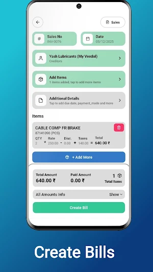 Vyapar Drishti - Tax Billing Screenshot 3