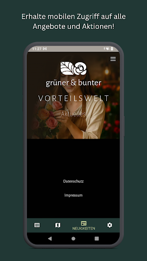 grüner & bunter Vorteilswelt Screenshot 2