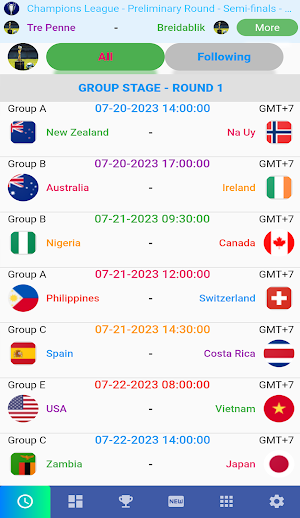 Women WorldCup Matches 2023 Screenshot 0