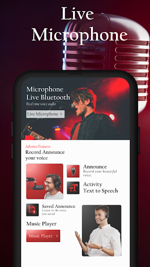 Live Microphone, Mic Announce Screenshot 1