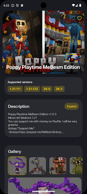 Scary Poppy Toys Mod MCPE Screenshot 0