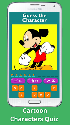 Cartoon Characters Quiz Screenshot 2