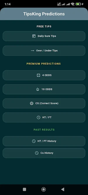 Tipsking predictions Screenshot 1