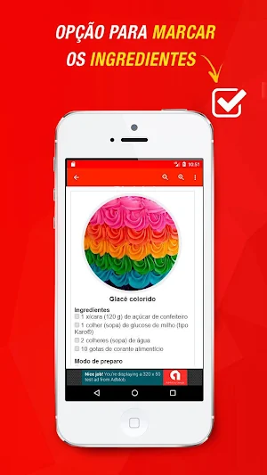 Receitas de Glacê Screenshot 2