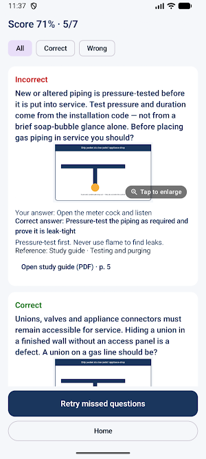 TSSA G2 Exam Prep Gas Fitter Screenshot 1