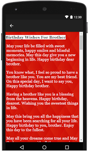 Happy Birthday Brother Wishes, Quotes, Messages Screenshot 2