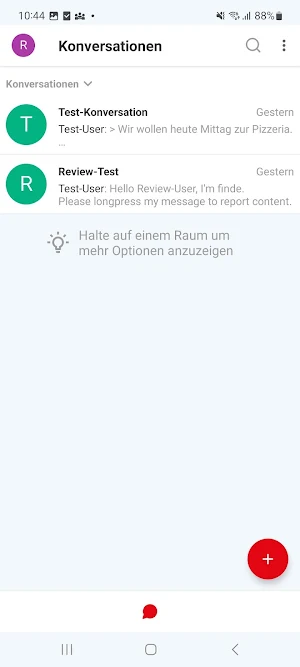 Hartmann International Chat Screenshot 2