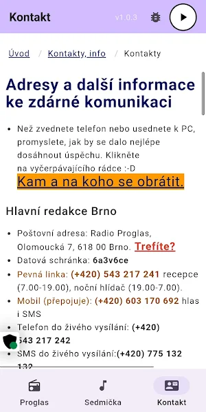Radio Proglas Screenshot 3