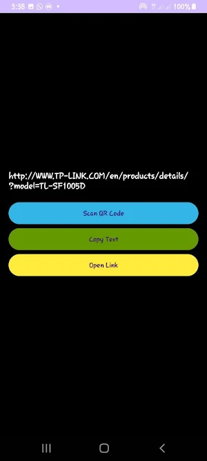 QR Scanner Screenshot 2