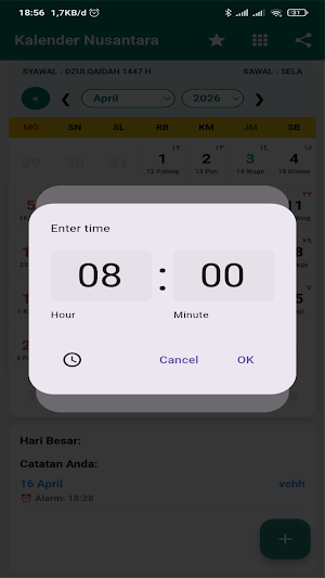 Kalender Nusantara: Weton Jawa Screenshot 1