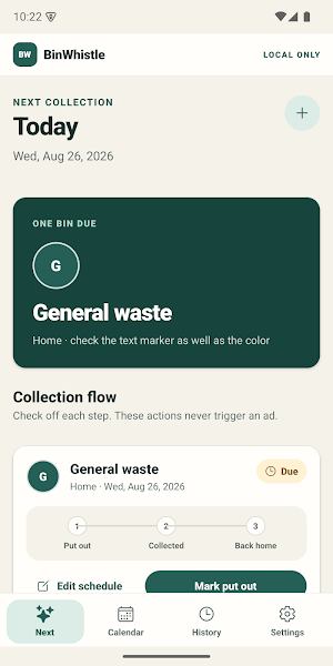 BinWhistle: Bin Day Reminder Screenshot 0