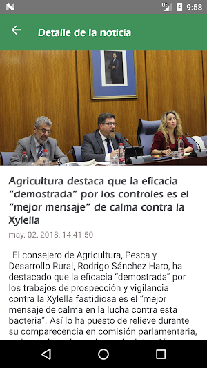 InfoPAC Andalucía Screenshot 2