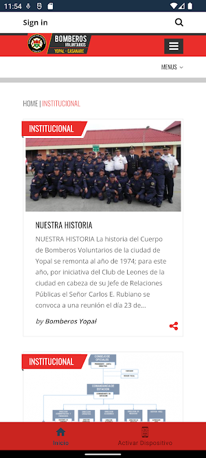Bomberos Yopal Screenshot 1