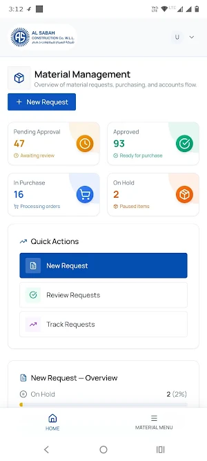 Alsabah Construction Screenshot 1