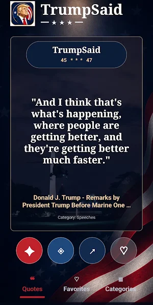 TrumpSaid Screenshot 2