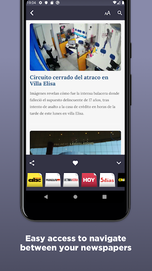 Paraguayan Newspapers Screenshot 2