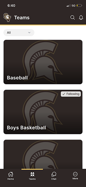 Sun Valley Spartans Athletics Screenshot 1