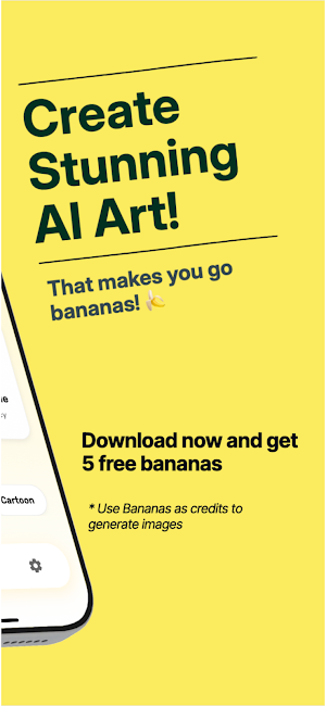 Banano: AI Art Generator Screenshot 1