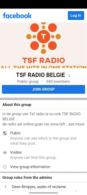 Tsf Radio Belgium Screenshot 2