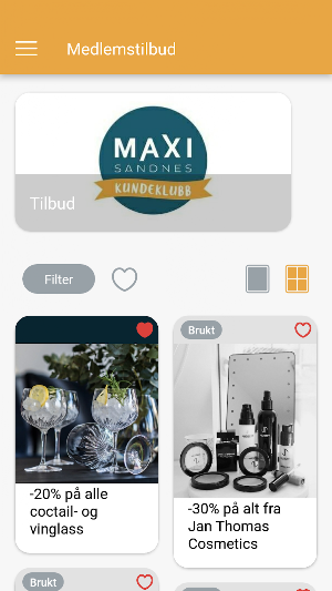 Maxi Sandnes Kundeklubb Screenshot 1