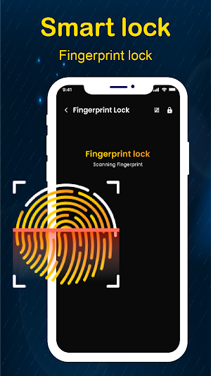 App lock with Pin, Fingerprint Screenshot 2