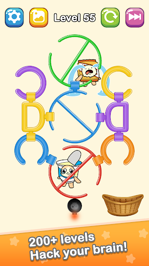 Rotate Ring: Rescue Fruit Cat Screenshot 3