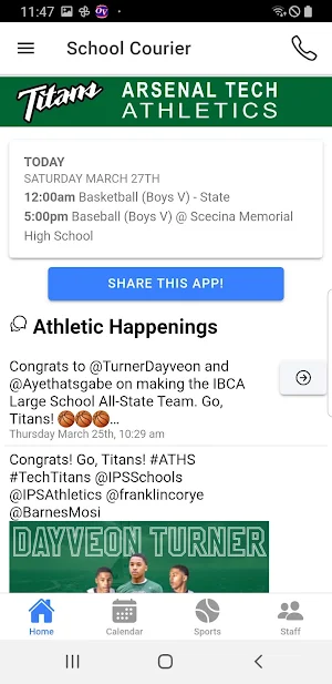 Arsenal Tech Athletics - Indiana Screenshot 1