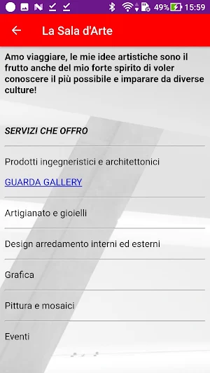 La Sala d'Arte Screenshot 1