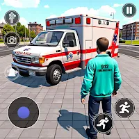 Ambulance Rescue Sim Games 3d