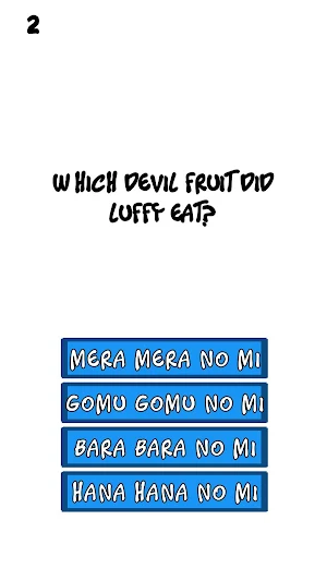 One Piece Quiz Screenshot 1