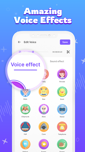 Funny Voice Changer - Voice Editor - Voice Effects Screenshot 2