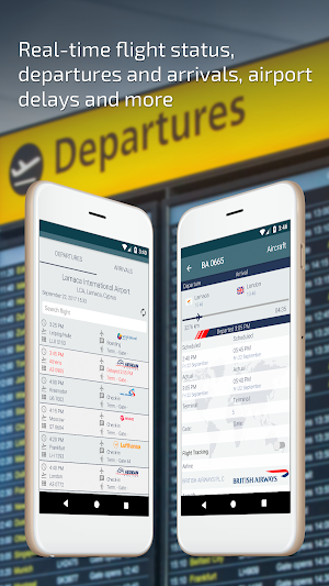 Cyprus Airport - Larnaka & Pafos Hermes Airports Screenshot 1
